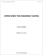 Open Wide the Heavenly Gates SATB choral sheet music cover